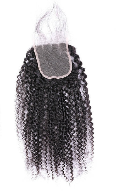 Closure 4x4 Virgin Hair Curly  / Closure 4x4 Virgin Hair Kinky Curly - [Nayah Perfect Line]