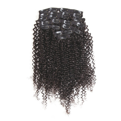 Clip-ins Virgin Hair Curly (140g) / Clip-ins Virgin Hair Kinky Curly (140g) - [Nayah Flex]