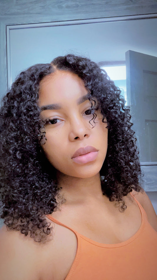 Perruque [Nayah & Glow] Virgin Hair Curly Crépus / Wig [Nayah & Glow] Virgin Hair Kinky Curly